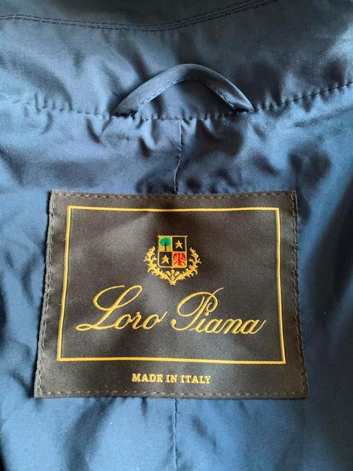 Loro Piana heren jas gemaakt van speciaal doek, lichtgewicht, Kleding | Heren, Jassen | Zomer, Zo goed als nieuw, Blauw, Ophalen of Verzenden