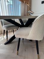Eetstoelen kamerstoel boucle teddy, Ophalen, Zo goed als nieuw
