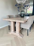 Eettafel eikenhout, Huis en Inrichting, Tafels | Eettafels, Ophalen, Eikenhout, 200 cm of meer, 50 tot 100 cm