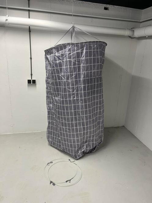 Douche cabine gordijn, Huis en Inrichting, Badkamer | Badtextiel en Accessoires, Zo goed als nieuw, Overige typen, Wit, Ophalen of Verzenden
