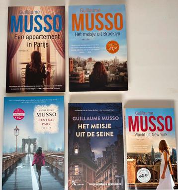 Guillaume Musso - 5 x boek Parijs, New York, Brooklyn, Seine beschikbaar voor biedingen
