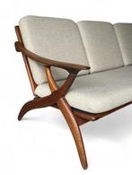 3-zits bank de Ster Gelderland retro vintage driezit, Ophalen, Hout, Gebruikt, Driepersoons