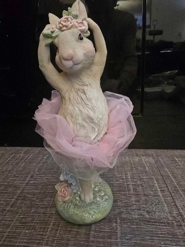 Schattig konijnenbeeldje met tutu, Diversen, Pasen, Nieuw, Ophalen of Verzenden