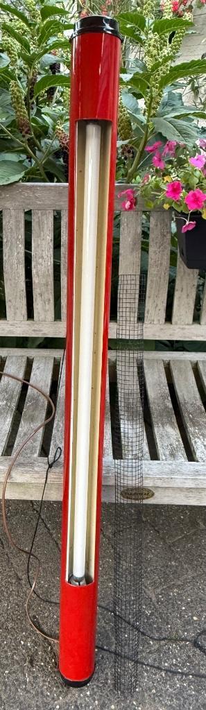 buislamp, Huis en Inrichting, Lampen | Hanglampen, Gebruikt, Minder dan 50 cm, Kunststof, Ophalen