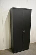 Stalen zwarte draaideurkast/archiefkast/opbergkast, Huis en Inrichting, Kasten | Roldeurkasten en Archiefkasten, Niet ingevuld