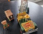 Stroper met val  en Safari Terreinwagen met neushoorn, Kinderen en Baby's, Speelgoed | Playmobil, Ophalen of Verzenden, Zo goed als nieuw