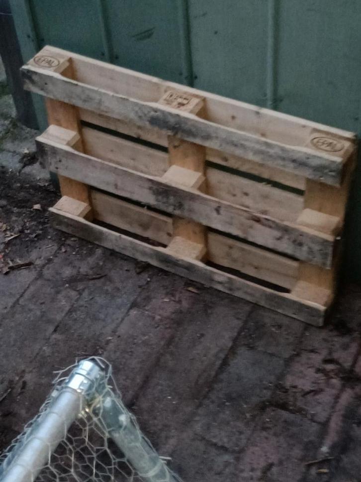 Epal pallet, Doe-het-zelf en Verbouw, Hout en Planken, Zo goed als nieuw, Pallet, Overige houtsoorten, Minder dan 200 cm, Minder dan 25 mm