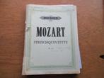 MOZART STREICHQUINTETTE NR.4-8 - 2 VIOLEN,ALTVIOLEN EN CELLO, Gebruikt, Klassiek, Ophalen of Verzenden, Viool of Altviool