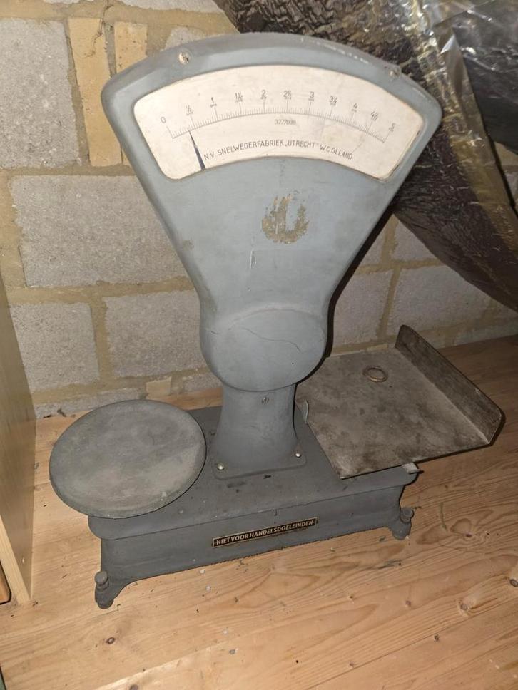 Antieke N.V. Snelwegerfabriek Weegschaal, Antiek en Kunst, Antiek | Overige Antiek, Ophalen