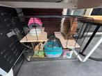 Hamsterkooi zgan met vollop accessories, Dieren en Toebehoren, Knaagdieren en Konijnen | Hokken en Kooien, Minder dan 60 cm, Kooi