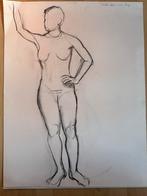 Joseé hofhuizen. Gesigneerde tekening van vrouwelijk naakt, Ophalen of Verzenden