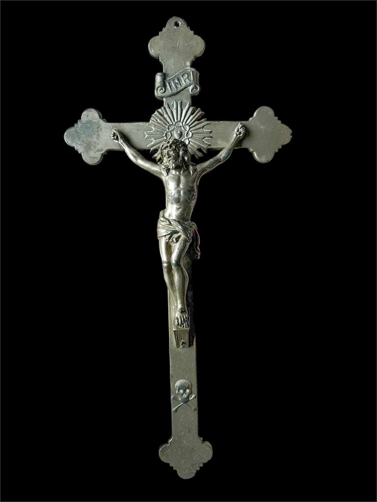 Antiek Devotiekruis Balkan 1850-1900, Antiek en Kunst, Antiek | Religie, Ophalen of Verzenden