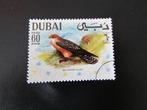 Postzegel Vogel: Roodpootvalk uit Dubai, Ophalen of Verzenden, Gestempeld, Dier of Natuur