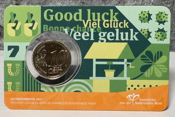 Geluksdubbeltje 2021 Coincard UNC beschikbaar voor biedingen