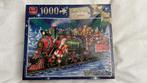 puzzel kerstpuzzel trein kersttrein 1000 stukjes NIEUW, Ophalen of Verzenden, 500 t/m 1500 stukjes, Nieuw, Legpuzzel