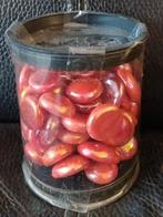 Decoratieve rode stenen in pot - Nieuwstaat, Ophalen of Verzenden, Nieuw