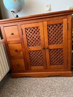 Houten kastje - 95x90x40 cm, Ophalen, Gebruikt, 50 tot 100 cm, Met lade(s)