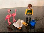 Playmobil 4758 verzorger met flamingo’s, Ophalen of Verzenden, Zo goed als nieuw