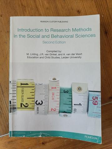 Introduction to research methods Studieboek beschikbaar voor biedingen