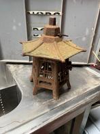 Oude metalen tuinlantaarn, Tuin en Terras, Tuinbeelden, Ophalen, Gebruikt, Metaal, Overige typen