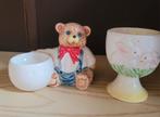 2 eierdopjes vintage, Antiek en Kunst, Antiek | Servies los, Ophalen of Verzenden