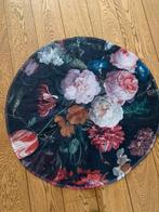 Rond vloerkleedje met bloemenprint 90 cm, Huis en Inrichting, Stoffering | Tapijten en Kleden, Ophalen of Verzenden, Zo goed als nieuw