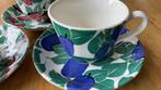 Douwe Egberts / Grindley 4 kop en schotels vintage, Gebruikt, Keramiek, Ophalen of Verzenden, Overige stijlen