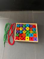 Melissa & doug Houten kralen rijgspel, Ophalen of Verzenden, Zo goed als nieuw, Knutselen