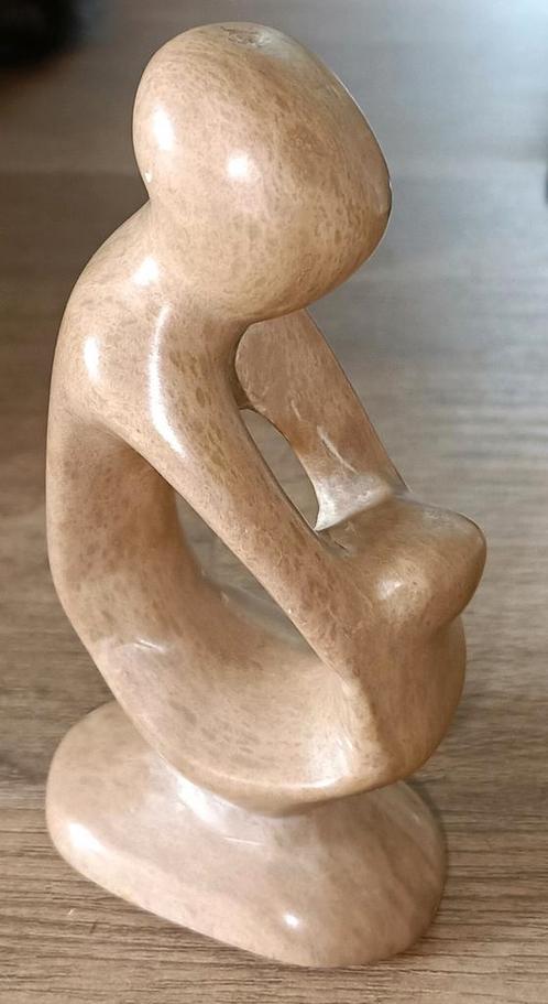 Speksteen sculptuur Moeder en Kind, Antiek en Kunst, Kunst | Designobjecten, Ophalen of Verzenden