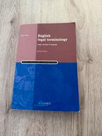 Helen Gubby - English legal terminology, Sociale wetenschap, Ophalen of Verzenden, Zo goed als nieuw, Helen Gubby