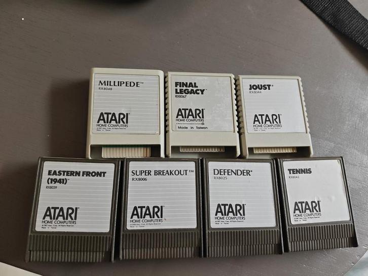 Partij Atari  XL XE 400 800 games, Spelcomputers en Games, Games | Atari, Zo goed als nieuw, Atari Jaguar, Racen en Vliegen, 1 speler