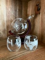Whiskey karaf met 2 bijpassende glazen., Ophalen of Verzenden, Zo goed als nieuw, Overige typen