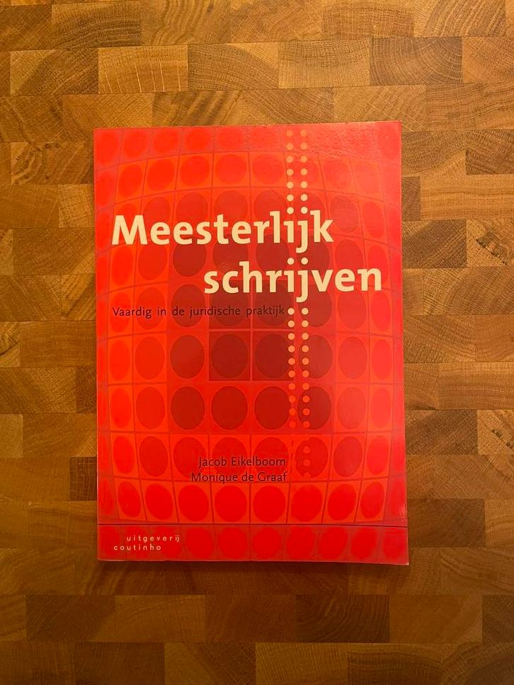 J. Eijkelboom & M. de Graaf - Meesterlijk schrijven, Boeken, Studieboeken en Cursussen, Nieuw, HBO, Alpha, Ophalen of Verzenden