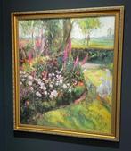Print in lijst: Timothy Easton: Rozenbed en ganzen 65*70cm, Ophalen, Zo goed als nieuw