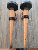 2 Wandkaarsenhouders - 40cm hoog, Ophalen, Overige materialen