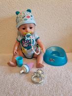 Baby Born Jongens Pop van Zapf Creation  + Spulletjes., Kinderen en Baby's, Speelgoed | Poppen, Ophalen of Verzenden, Gebruikt
