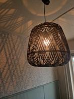 Hanglamp bamboe zwart, Ophalen, Zo goed als nieuw, Minder dan 50 cm