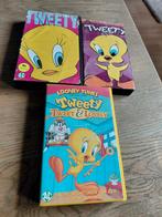 3 Tweety videobanden. Looney Tunes., Cd's en Dvd's, Alle leeftijden, Ophalen of Verzenden, Gebruikt, Tekenfilms en Animatie