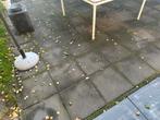 Gratis Gebruikte Terrastegels - Beton - 10m²+ 50x50, Tuin en Terras, Tegels en Klinkers, Ophalen, Gebruikt, 10 m² of meer, Beton