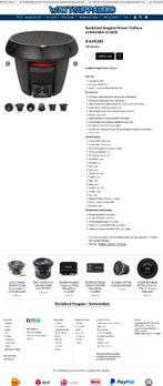 Rockford Fosgate Power T0D210 subwoofer 10 inch, Auto diversen, Autospeakers, Nieuw, Am Breilingsweg 3, 76709 Kronau, Duitsland