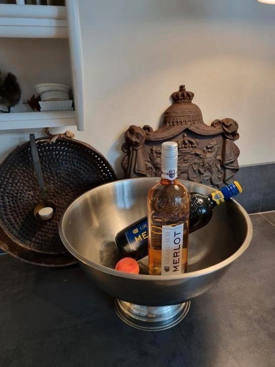 Champagne/wijnkoeler ruim formaat, Huis en Inrichting, Woonaccessoires | Overige, Gebruikt, Ophalen of Verzenden