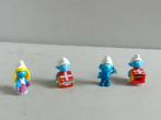 Peyo 2008 # serie smurfjes 4 stuk (4,5 - 5 cm)., Verzamelen, Smurfen, Ophalen of Verzenden, Zo goed als nieuw, Verschillende Smurfen