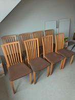 8 Skovby SM66E Eetkamerstoelen - Beukenhout, Ophalen, Gebruikt, Bruin, Scandinavisch