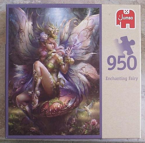 Legpuzzel Jumbo - enchanting fairy. Betoverend elfje, Hobby en Vrije tijd, Denksport en Puzzels, Zo goed als nieuw, Legpuzzel