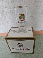 Vintage Dommelsch Bierglazen Set + Kaartspel, Ophalen of Verzenden, Nieuw, Glas of Glazen, Dommelsch