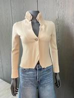 FABIANA FILIPPI - beige vest - 34 (XS), Verzenden, Beige, Zo goed als nieuw, Maat 34 (XS) of kleiner