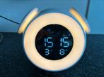 Digitale Retro Wekker met Wake-Up Light – FL904 (Wit), Ophalen of Verzenden, Zo goed als nieuw, Digitaal