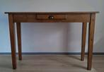 Grenen wandtafel met laadje, Huis en Inrichting, Ophalen, Gebruikt, 100 tot 150 cm, Grenenhout