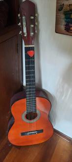 Akoestische gitaar voor beginners, Muziek en Instrumenten, Snaarinstrumenten | Gitaren | Akoestisch, Ophalen, Gebruikt, Klassieke of Spaanse gitaar