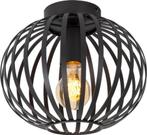 Lucide SYLVAN - Plafonnière - Ø 25,5 cm - 1xE27 - Zwart, Huis en Inrichting, Verzenden, Nieuw, Metaal